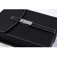 thumbnail image 4 of Florence 10 Cigar Holder Leather Travel Humidor Case w/ Chrome Buckle - Black, 4 of 7