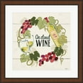 thumbnail image 1 of Wine and Friends VIII by Janelle Penner, Framed Wall Art, 19.75W x 19.75H, 1 of 1