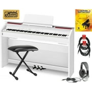 Casio Privia PX-860 DELUXEB 88 Key Digital Piano Deluxe Bundle - White, PX860WE DELUXEB