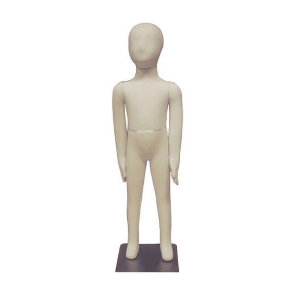 Child Flexible Full Body 3 Year Old Mannequin Dress Form with Removable Head
