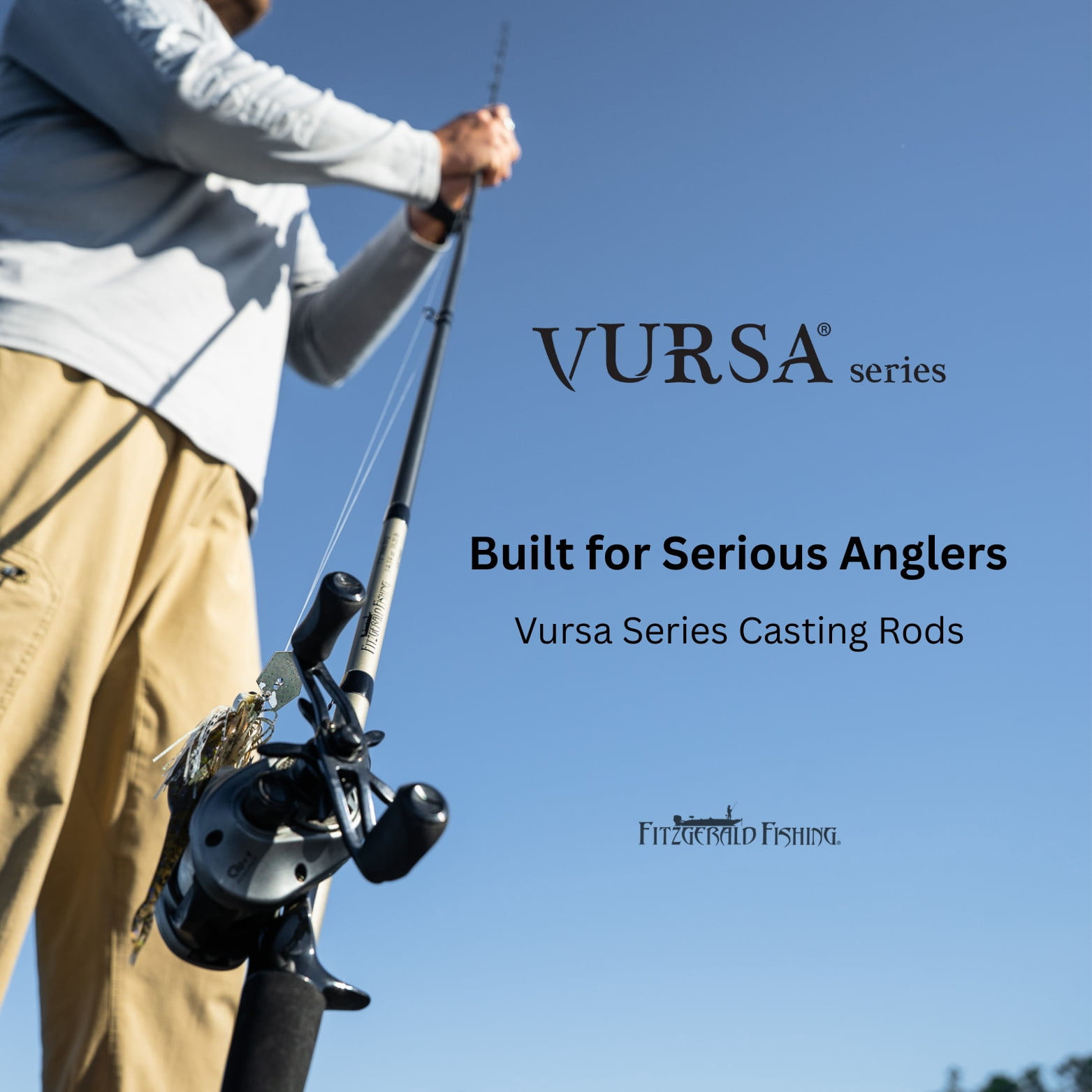 Fitzgerald Fishing Vursa Series 7'6" Medium Heavy Spinning Rod