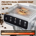 thumbnail image 4 of Expresso Coffee Machines with Touchscreen 20 Bar Professional Espresso Maker with Milk Frother & Hot Water, Stainless Steel Coffee Maker for Latte Americano, Cappuccino Machine for Home Office, 4 of 8