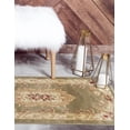 thumbnail image 4 of Rugs.com Chateau Collection Rug – 3' x 16' 5 Runner Green Medium Rug Perfect For Hallways, Entryways, 4 of 9
