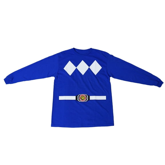 Mighty Morphin Power Rangers Boys Youth Halloween Costume Long Sleeve T-Shirt Tee