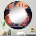 thumbnail image 5 of DESIGN ART Designart 'Architectural Designs For The Future I' Printed City Futuristic Wall Mirror 32in.x32in., 5 of 5
