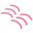 thumbnail image 3 of 6 Pcs Pink Rubber Replacement Cosmetic Accessories Eyelash Curler Pad for Lady, 3 of 5