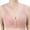 Pink, variant on DQRPSEETB Racerback Sports Bras for Women Bras for Women Plus Size Wireless Front Button Closure Lace Bra Full Support Breathable Bralettes Beige