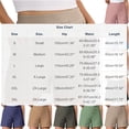 thumbnail image 2 of hlysgo Women's Yoga Shorts High Waiste Tummy Control Casual Comfy Shorts Wide Leg Workout Lounge with Pockets Khaki,XL, 2 of 5