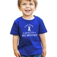 thumbnail image 2 of Some Bunny is Going to be a Big Brother Shirt for Boys Easter Pregnancy Announcement Tee Vintage Royal Shirt Youth Medium, 2 of 5