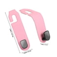 thumbnail image 2 of unbranded 2Ud Colgadores Rosados Para Bolsos Uso Universal Fácil De, 2 of 6