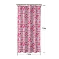 thumbnail image 5 of Pink Breast Cancer and Love Shower Curtain 36"x72" ,Bathroom Decorative Shower Curtains Set with 12 Hooks,Modern Waterproof Washable Shower Curtain, 5 of 6