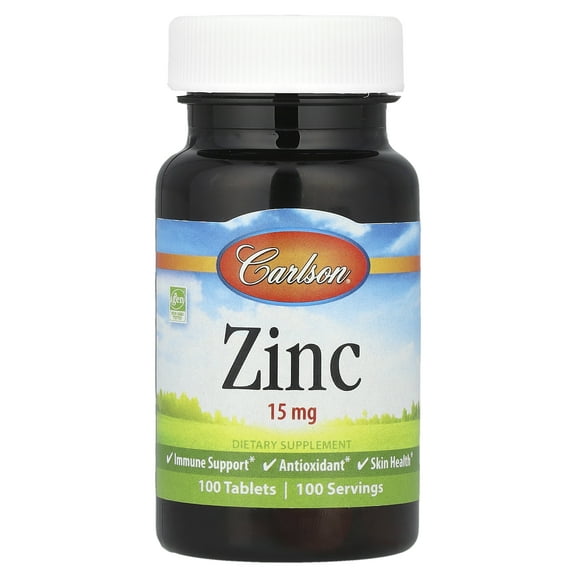 Carlson Laboratories Zinc 15mg 100 Tablet