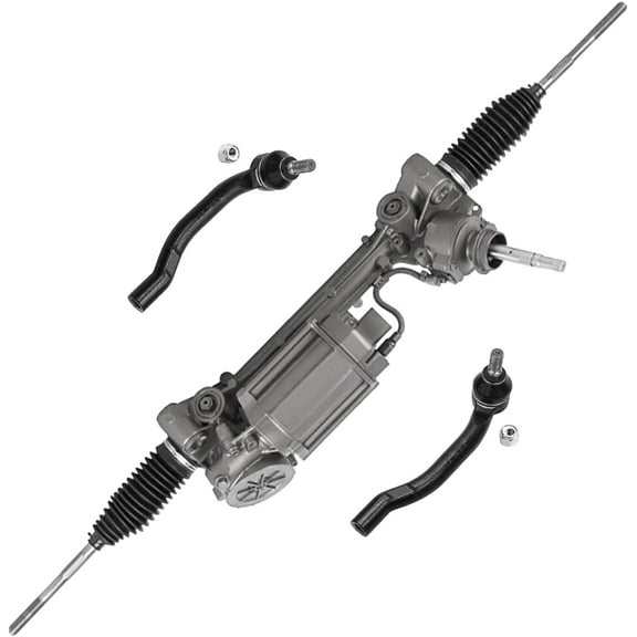 Detroit Axle - Power Steering Rack and Pinion Front Outer Tie Rods for 2018 2019 2020 Honda Accord
