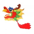 thumbnail image 4 of Handmade Paper Dragon DIY Material s Props Children's Toys Ornament Practical red 45x36cm, 4 of 7