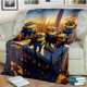 thumbnail image 3 of Manta de felpa suave con dibujos de Minions, Gru, mi villano favorito, ideal como regalo, para sala de estar, dormitorio, cama, sofá o niños., 3 of 8