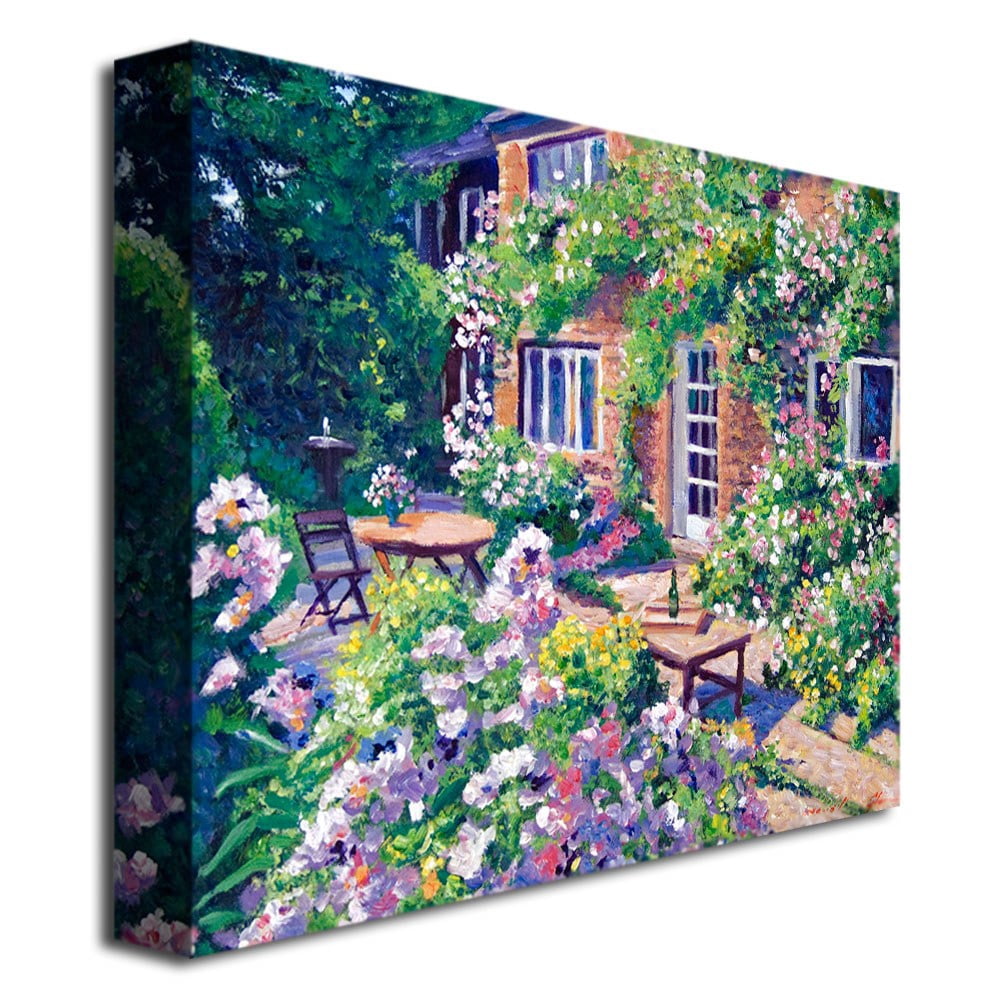 Trademark Art "Royal Rhododendrons" Canvas Wall Art by David Lloyd Glover