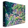 thumbnail image 3 of Trademark Art "Royal Rhododendrons" Canvas Wall Art by David Lloyd Glover, 3 of 3