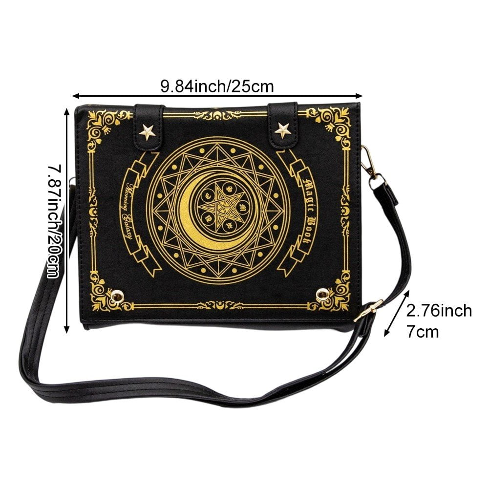 Jiibva Harajuku Vintage Aesthetic Purses Luxury Designer Handbags Messenger Tote Bags Women Y2K Korean Gothic Black Shoulder Bag