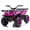 Pink, variant on Conchico 24V Ride on ATV cars, 4 Wheeler Ride on Toys with Front and Rear Storage Racks, Electric Ride on Vehicles for Kids Aged 3-5, LED Lights, Power Display, Crash Bars, Bluetooth, MP3, Black