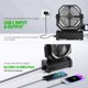 thumbnail image 2 of Ventilador de camping AddAcc de 20000 mAh recargable con luz y control remoto, 2 of 7