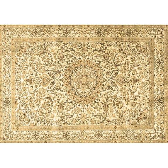 Ahgly Company Indoor Rectangle Persian Brown Traditional Area Rugs, 8' x 10'