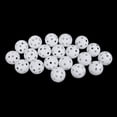 thumbnail image 3 of Pelotas de golf Zulema de entrenamiento de pelota de tenis de práctica perforada hueca 20 piezas Blanco, 3 of 6