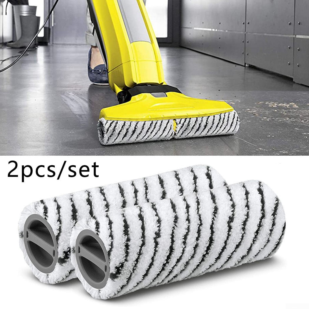 2Pcs Roller Brush Cleaning Main Brush Spare For KARCHER FC3D FC5 Sweeper Cleaner 2Pcs Roller Brush Cleaning Main Brush Spare For KARCHER FC3D FC5 Sweeper Cleaner