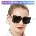 thumbnail image 1 of OCCI CHIARI Sunglasses Reading Glasses Large Sunglass Readers 2.75 for Women Anti Blue Light UV Protection Outdoor 1.0 1.25 1.5 1.75 2.0 2.25 2.5 2.75 3.0 3.5 (Gray, 2.75) Acrylic Lens, 1 of 6