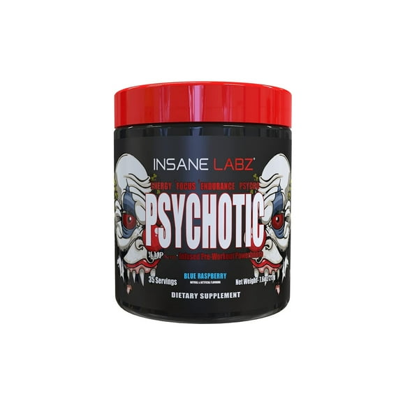 Suplemento Insane Labz Psychotic Blue Raspberry 220 Gr Insane Labs Blend