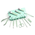 thumbnail image 5 of Nail Clippers and Beauty Tool Portable Set, Stainless Steel Manicure Set 12 in 1,for Home, Workplace, Outdoor Travel, Gift - Green, 5 of 5