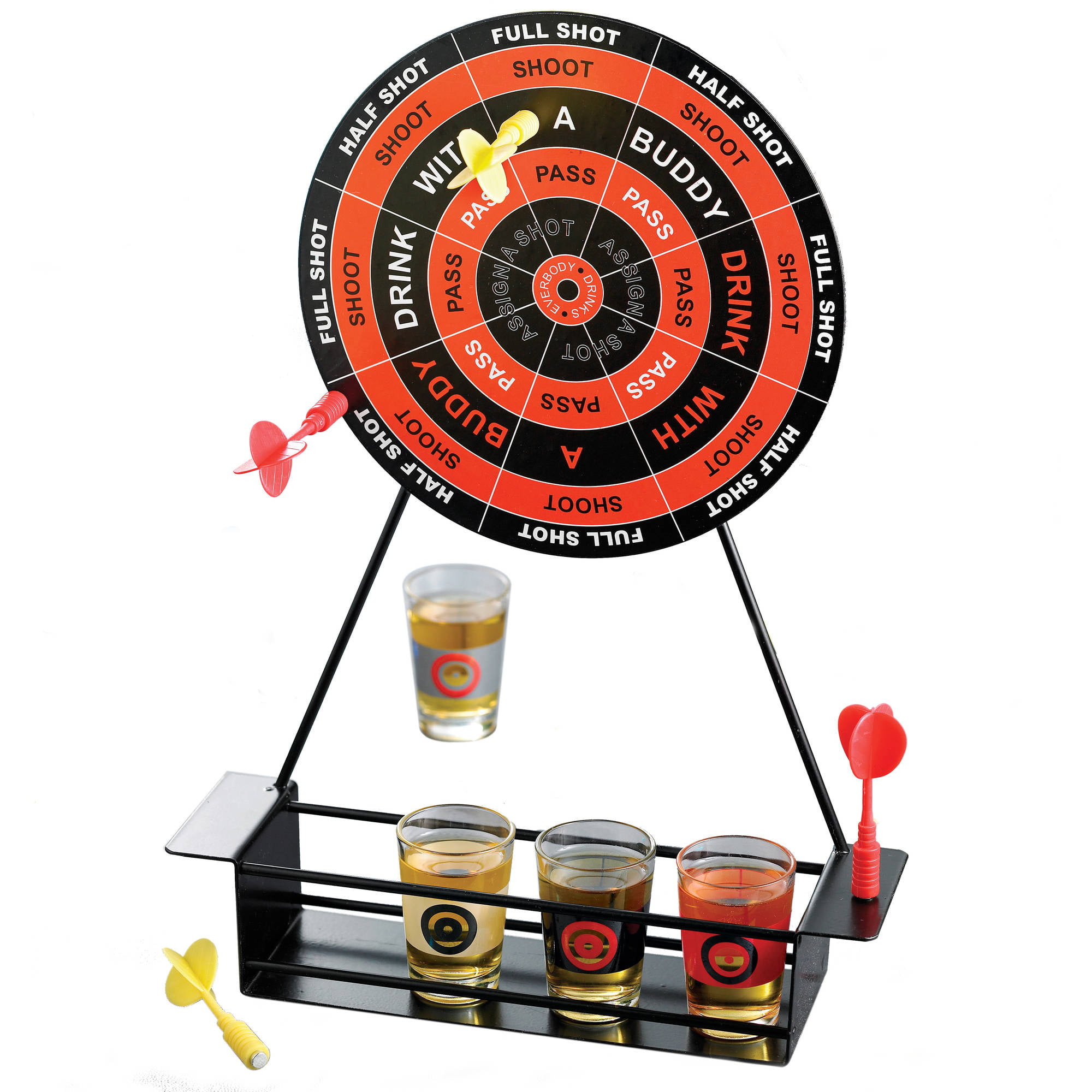Funny Adult Party Game Magnetic Darts Drinking Game Alco Shots Set Stag Hen 