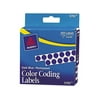 Avery Permanent Self-Adhesive Round Color-Coding Labels, 1/4" dia, Dark Blue, 450/Pack