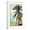 White Frame, variant on Art.com Pacific Beach, California - Lifeguard Shack and Palm Art Print by Lantern Press, Brown Frame Wall Art, 21" x 29"