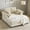 Beige, variant on Matladin 56" Oversized Sofa Bed with Throw Pillows and Armrests, Corduroy Upholstered Chaise Lounge Chair, Comfy Sleeper Couch Bed  for Indoors