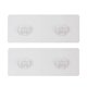 thumbnail image 1 of Grande fuerte ducha pegatina ventosa tira para el almacenamiento de baño transparente estante montado en la pared ganchos, 1 of 8