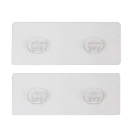 

Liushuuuu Hanging Christmas Holder Wreath Large Strong Shower Sticker Suction Cup Strip For Bathroom Storage Transparent Shelf Wall Mounted Hooks