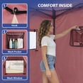 thumbnail image 4 of EAGLE PEAK 4ft x 4ft Pink Pop Up Outdoor Canopy, Portable, 4 of 10