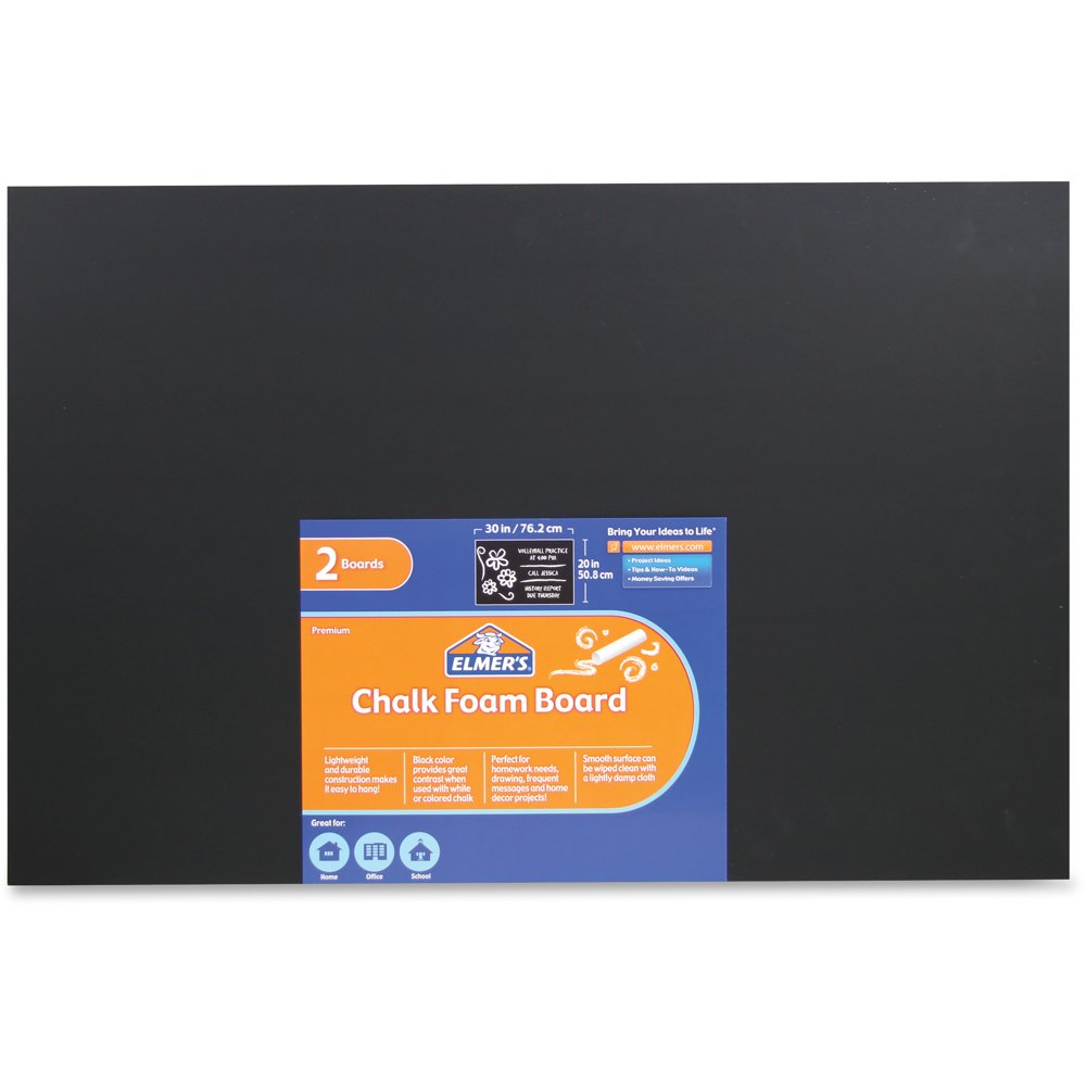 Elmer's Chalk Foam Boards, 2 / Pack (Quantity)
