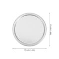 thumbnail image 2 of CRAFTHROU 20Ud Tapas Reutilizables De Aluminio Plata Para Fresco En, 2 of 6