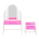 thumbnail image 2 of Tocador de casa de muñecas con silla NikouMX miniatura diseño elevado, 2 of 8