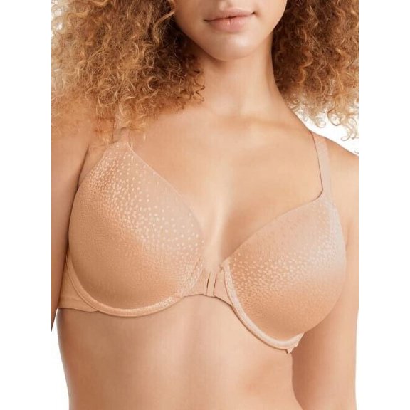Wacoal Back Appeal Front Close Contour Underwire Bra 853403 Rose Dust 36G