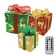 thumbnail image 1 of 3x Cajas de Regalo Iluminadas de Navidad, Juego de Cajas de Navidad LED, Cajas de Regalo de Decoración Brillante de Navidad, para Decoración de Amarillo Rojo Verde, 1 of 8