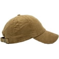 thumbnail image 2 of Classic 6-Panel Corduroy Cotton Baseball Unisex Cap With Adjustable Brass Buckle (Tan), 2 of 4