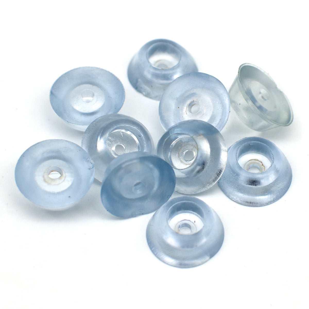 12PCS Clear Rubber Feet for Cutting Board,Hard Plastic Cutting Board