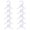 small white, variant on 10Pieces Pet Clothes Hangers Plastic Dog Clothing Rack Hanger For Pet Clothing Outfit Displaying Organizing for Home Use
