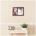 thumbnail image 2 of ArtToFrames Collage Photo Picture Frame with 1 - 8x10 and 2 - 4x6" Openings, Framed in White with Brique and Black Mats (CDM-3966-223), 2 of 8