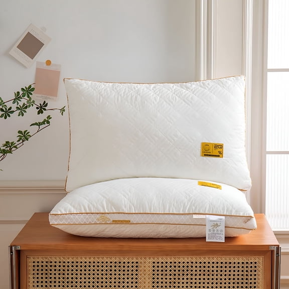 ACDANC Bedding Size Bed Pillows,Luxury Soft Pillows,Medium Density,Hotel Collection Bed Pillows for Sleeping,Soft and Supportive for Back,Side,And Stomach Sleeper