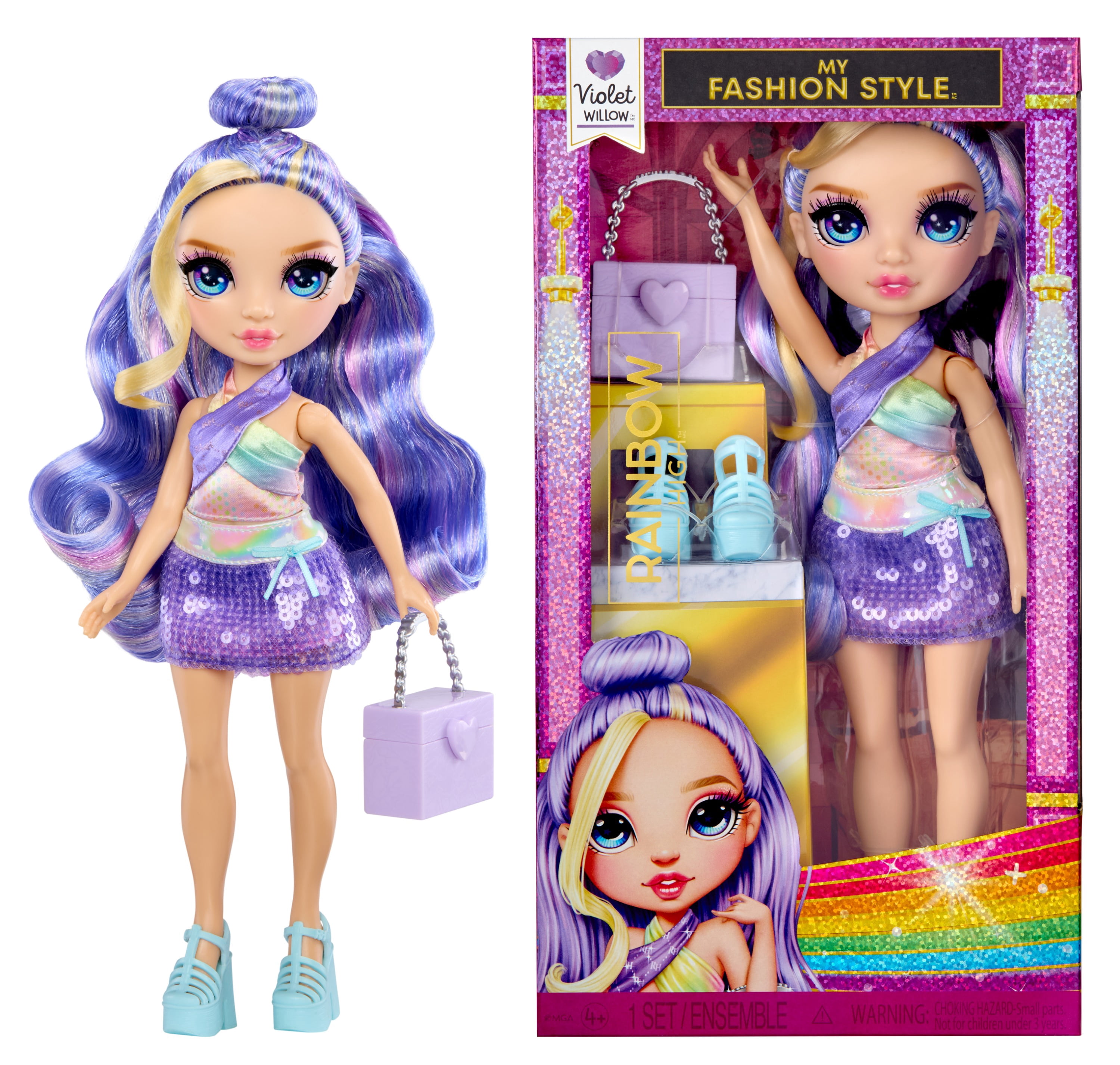 Rainbow Vision Bella Parker Pink Witch Doll, Rainbow High Costume