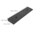 thumbnail image 2 of WRITWAA 2Pcs Black PE Car Curb Ramp For Vehicles With NonSlip Grip Design And Height Compatibility, 2 of 8