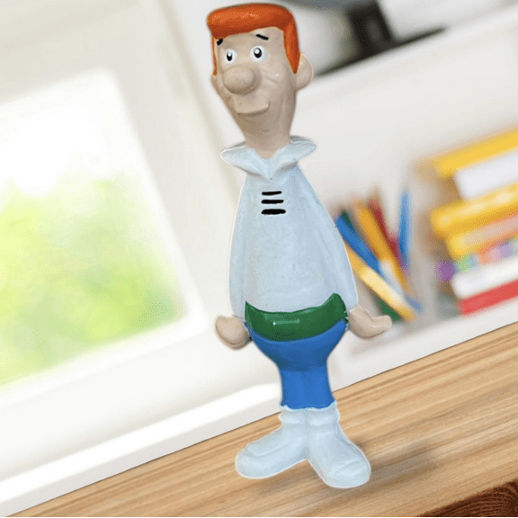 CAKE TOPPER 1990 The Jetsons George PVC 3” Figure Figurine VTG